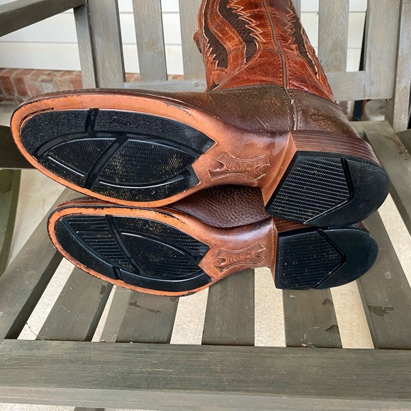 ARIAT Mens Butte VentTEK Leather Western Cowboy Boots Brown 12 D - Picture 7 of 7